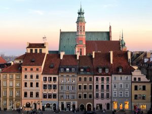 Polish Street in Warsaw